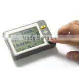 3.5" LCD HD 7 Color Screen Portable Electronic Digital Magnifier Reading Aid Magnification Range 3x-15x TV-out for Low Vision