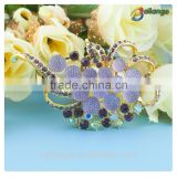 pop top wholesale wedding flower vintage crystal handmade fabric flower brooch