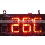 Sinoela Led Time /temperature/humidity Sign/ Led Digit Tube Display Outdoor Time and Temperature Led Display thumbnail-1