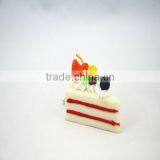Food Jewelry Victoria Sponge Cake Miniature Food Keychain