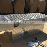 Aluminum Tool Box, Diamond Plated, Silver thumbnail-5