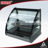 Table Top Curved Black Glass Electric Bread Warmer