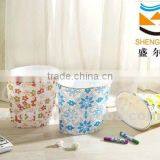 Ellipse Plastic Trash Bin, Plastic Can & Bucket, Stand thumbnail-1