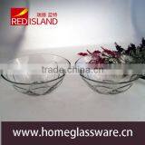 2016 Wholesale Hight White Lotus Pattern Salad Glass Bowl thumbnail-3