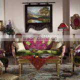Elegant Arabia Style Living Room Sofa Set,Luxury Hand Carved Golden Furniture thumbnail-1