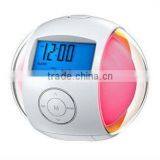 2013 Newest Novel Digital LCD Alarm Clock With 7 Colorful Changing Light thumbnail-1