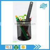 Elegant Metal Mesh Round Pen Holder thumbnail-1
