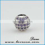 Wholesale Fashion Hot Sale Diamond Pave Loose Beads thumbnail-1