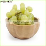 Luxury Bamboo Wooden Clear Fruit Salad Serving Bowl/Homex_Factory