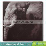 Popular Home Decoration Wall Art Handmade Elephant Canvas Oil Painting thumbnail-4