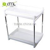 New Plastic Kitchen Storage Stool Telescopic Drawer Kitchen Shelf thumbnail-4