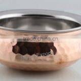 Stainless Steel Copper Serving Bowl thumbnail-2