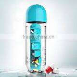 Hotsell Plastic 7 Days Pill Box With Water Bottle thumbnail-1