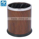 Office Waste Paper Bin Metal Trash Bin Hotel Indoor Dustbin Chatroom thumbnail-2