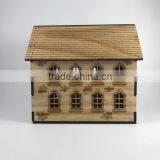 Wooden House Night Light - Tea Light Holder thumbnail-1