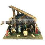 Vintage Christmas Village Scene, Vintage Christmas. thumbnail-1