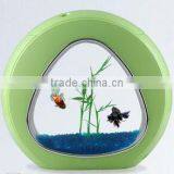 USB Desktop ABS Acrylic Aquarium Fish Tank With LED Light Water Pump thumbnail-3