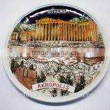 Wholesale Custom 3D Ceramics AKROPOLIS Athens Greece Plate Souvenir for Sale thumbnail-2