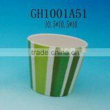 Chinese Ceramic Blue And White Flower Pot