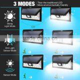 44 LED Solar Security Light With 5 LEDs Both Side, 120 Degree Wide Angle Motion , Outdoor Waterproof Led Down Light thumbnail-3