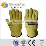 Sunnyhope Leather Fashion Driving Gloves Working Gloves thumbnail-1