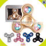 Metal aluminum tri spinner fidget toy hand spinner for adults kids W01A270-S