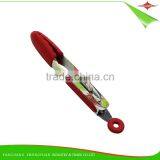 ZY-H2013 Delicate Design 7-inch Silicone Food Tong With Beautiful Flower Printed Handle thumbnail-2