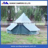Large Size Bule Color Waterproof Canvas Bell Tent for Sale