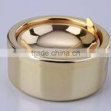 Portable Rotate Stainless Steel Ashtray Round Fancy thumbnail-1