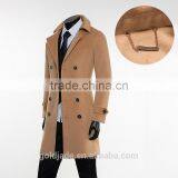 Manufactorying Winter 2016 Man New Fashion Woollen Coat Thermal Man Long Trench Coat thumbnail-3