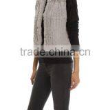 2016 Winter Popular Fashion Women Rabbit Fur Vest thumbnail-2