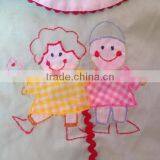Wholesale Cute Embroider Baby Boutique Frock Designs of Little Girl Clothes for Baby Wear thumbnail-2