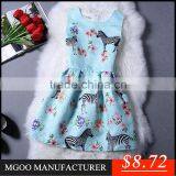 MGOO Brand Design Fashion OEM Women Jacquard Dresses Digital Printed Casual Dress House Image Pouf Dress thumbnail-1