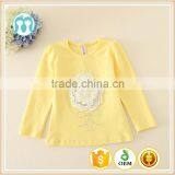 2015 Fashion Children's Tee Girls Shirt Plain Newest Design Shirts for Child of 110-140cm thumbnail-3