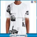 White Photographed Tall T-shirts Wholesale thumbnail-1
