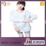 2016 Knitting Lady Beautiful Light Blue Christmas Sweaters Uglysweaters Design for Women thumbnail-1