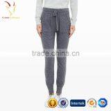 Cashmere Wool Lady Pants Casual Pants With Pockets thumbnail-3