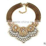 F20001N European Style Charm Necklace Water Drop Pattern Flower Necklace thumbnail-3