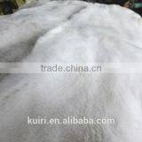 Top Grade Rabbit Fur Rug Blanket Natural White Rex Rabbit Fur Plate thumbnail-6