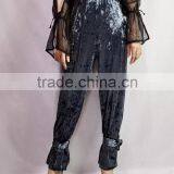4657 Runwaylover High Waist Sexy New Design Cut Velvet Pant thumbnail-1