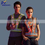Good Design Adjustable High Visibility Traffic Reflective Safety Vest With LED Lights thumbnail-2