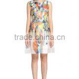Gilrs Chiffon Printing Dress Trend thumbnail-2