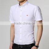 Professional Customise Summer Short Sleeve Denim Latest Shirt Designs for Boys thumbnail-2