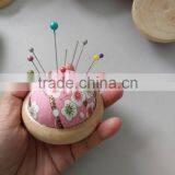 Pin Cushion With Wooden Base OEM Service thumbnail-2