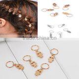 Cheap Wholesale Round Gold Plated Zinc Based Alloy Hair Accessories Findings thumbnail-1