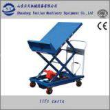 Electric Manuel Hydraulic Scissor Lift Carts for Material Handing thumbnail-1
