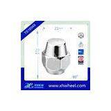 HRC Hardness CNC Auto Wheel Nuts For Cars With White Zinc , Black Zinc , Black Oxide thumbnail-1