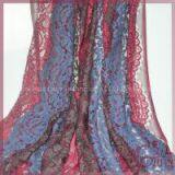 3 colors tricot lace fabric, french lace fabric for dress