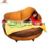 Custom sponge plush Hamburger sofa bed