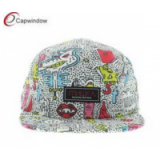 Youth Hella Stuff 5 Panel Camper Cap , Pure Polyester Strapback Hat